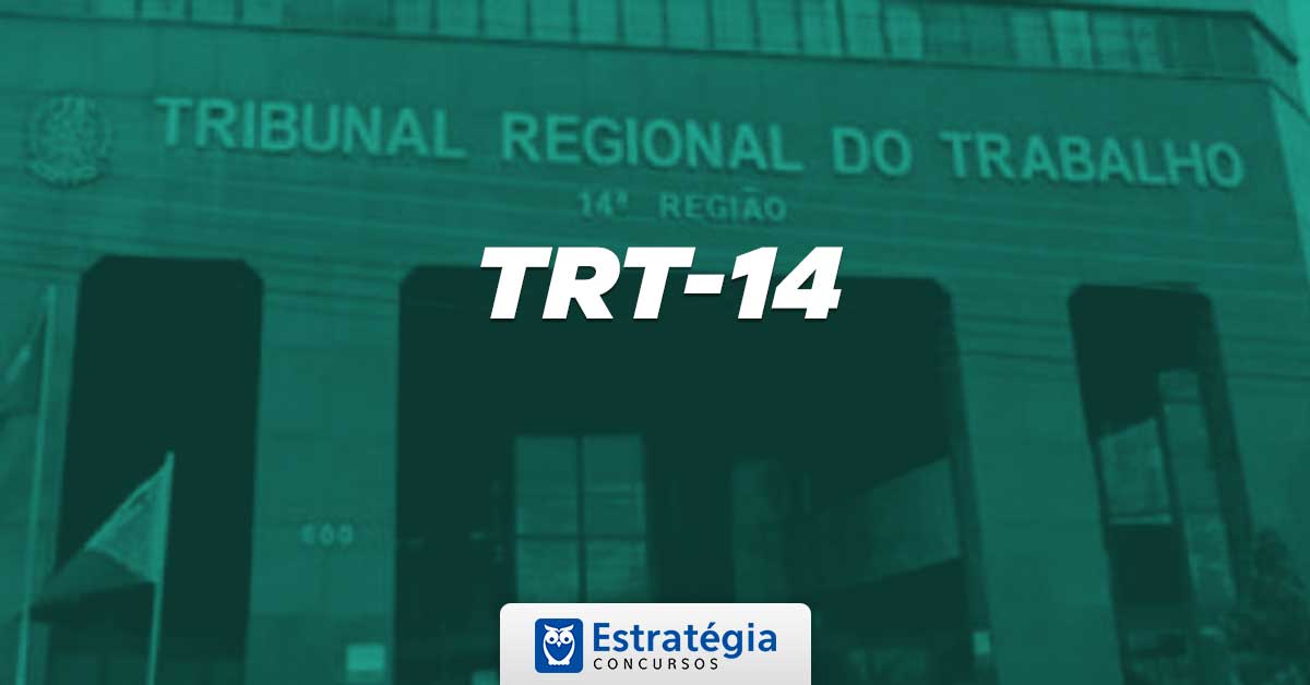 Concurso Trt Ro E Ac Edital Autorizado Banca Em Defini O