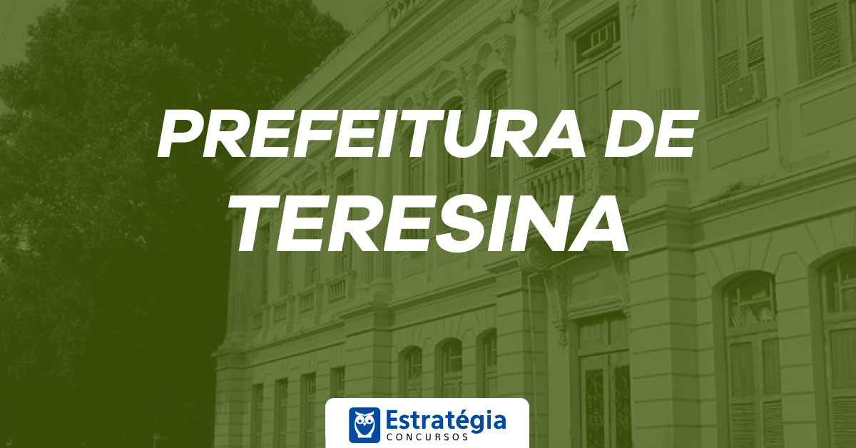 Concurso Prefeitura De Teresina Provas Novamente Suspensas