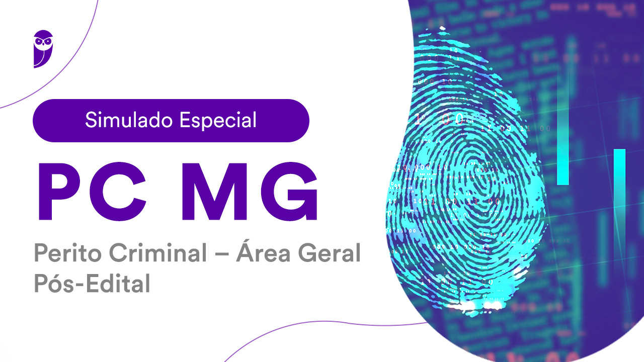 Simulado Especial Pc Mg Perito Criminal Rea Geral