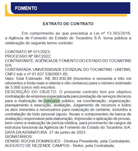 Concurso Fomento To Extrato A Banca Publicado