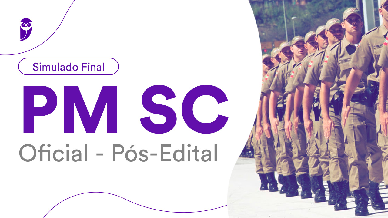 Simulado Final Pm Sc Oficial P S Edital Prepare Se