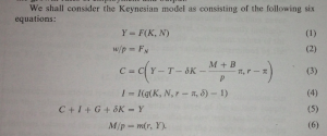 keynesian model