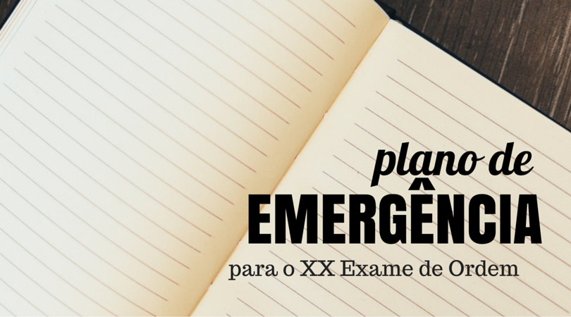 plano emergencial oab