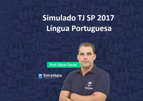Segundo Simulado Português TJ SP 2017