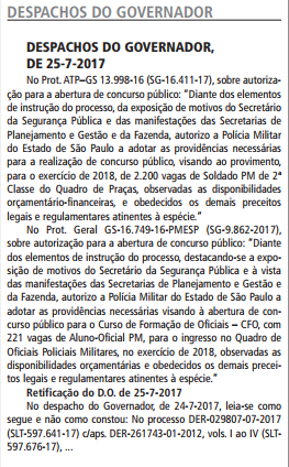 Concurso PMESP: Vunesp contratada para 2.421 vagas!