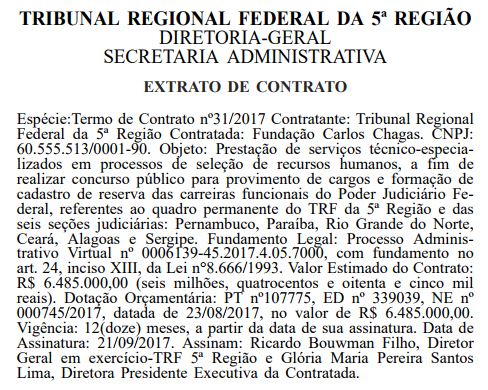 CONCURSO TRF 5