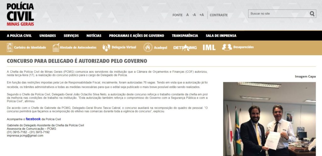 concurso policia civil mg