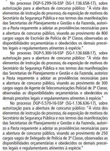 vagas concurso pc sp