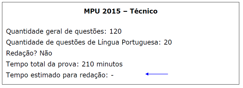 Prova Português comentada Técnico MPU