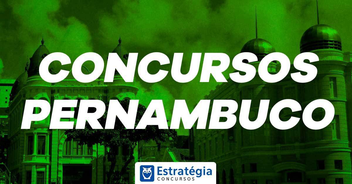 Concursos previstos para 2019 pernambuco