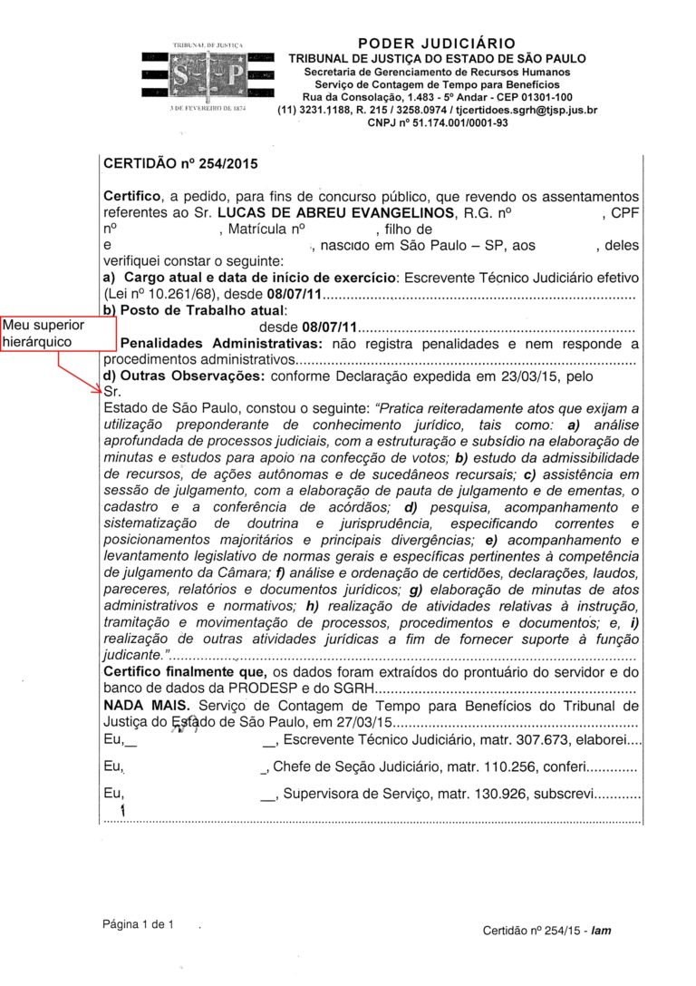 Modelo De Declaracao De Tempo De Servico Vários Modelos 0284