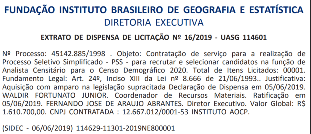 concurso ibge