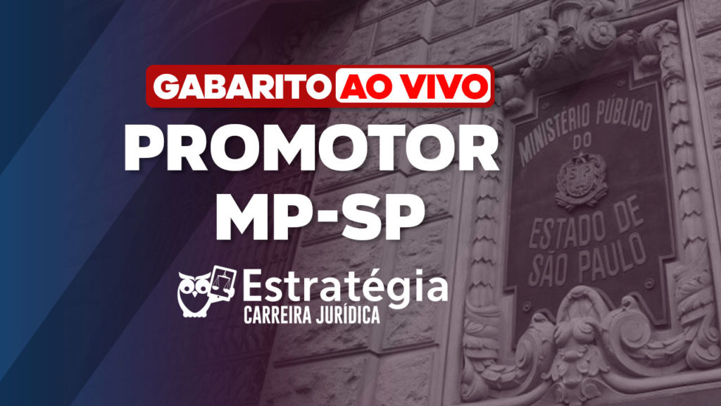 Concurso MP SP Promotor: gabarito oficial é divulgado