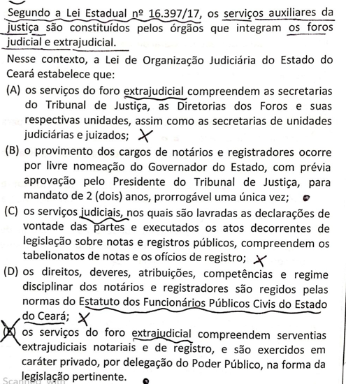 Correção e gabarito extraoficial da prova da Assembleia