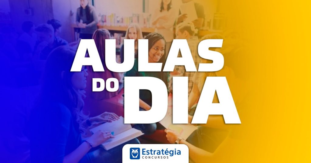 Concurso Público: Confira a programação das aulas de hoje!