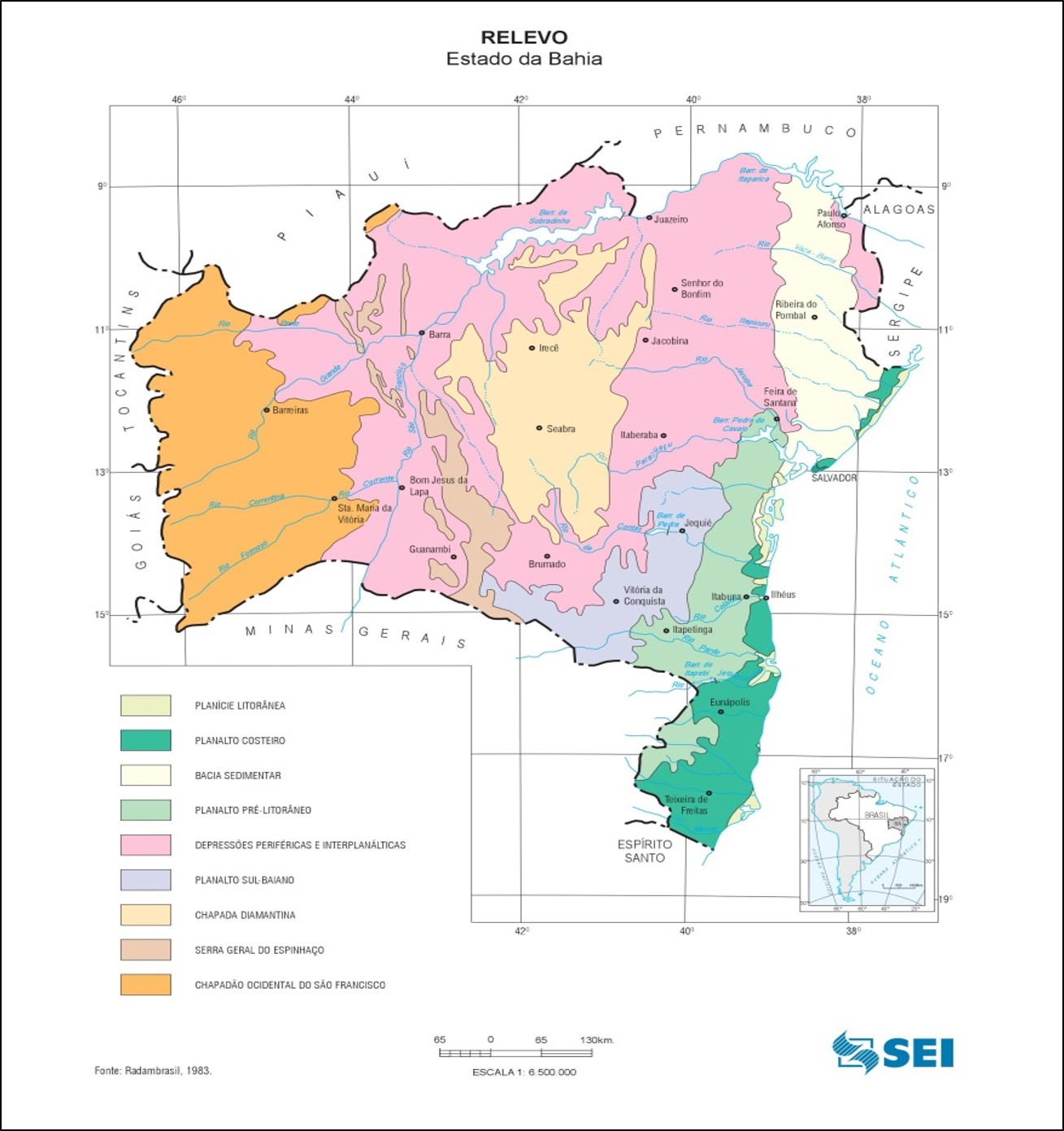 Prova PMBA Geografia