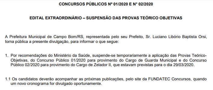 Concursos RS: acompanhe os principais certames!