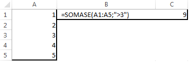 Exemplo Função SOMASE