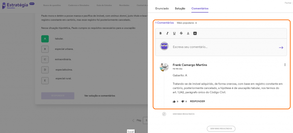 Como utilizar o Sistema de Questões do Estratégia