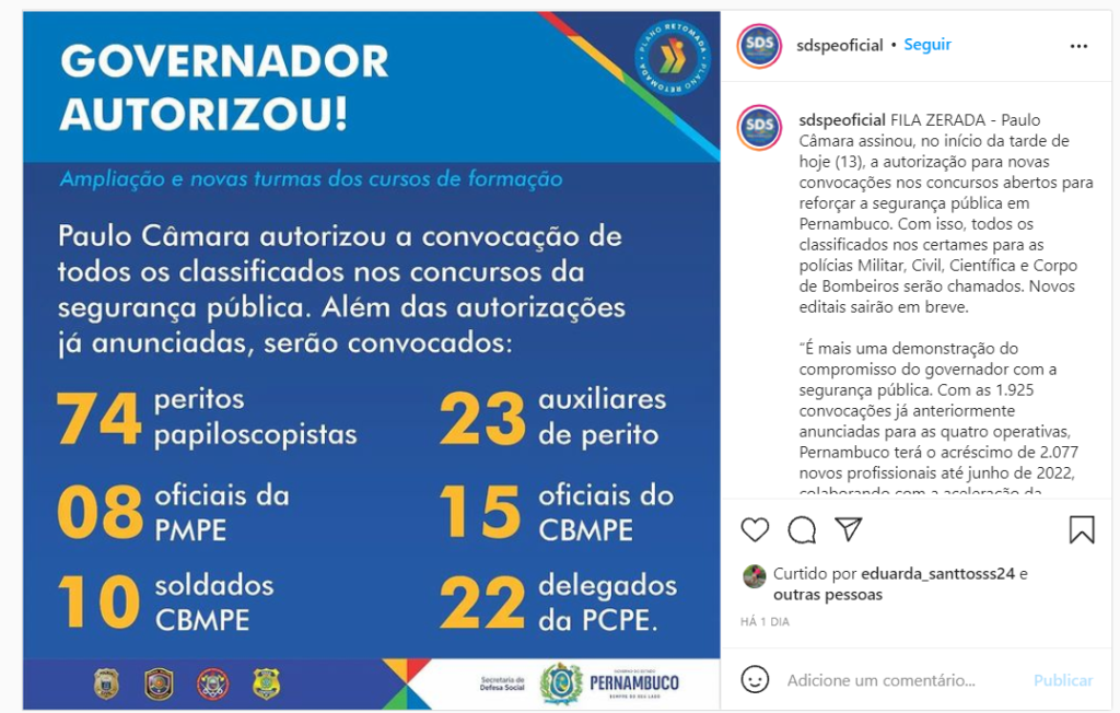 concurso Bombeiro PE