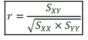Forma simplificada coeficiente de Pearson
