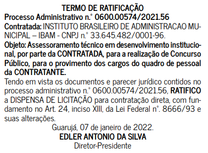 Concurso Guarujá Previdência banca
