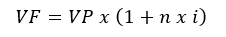 Fórmula Juros simples - Matemática Financeira para a SEFAZ MG