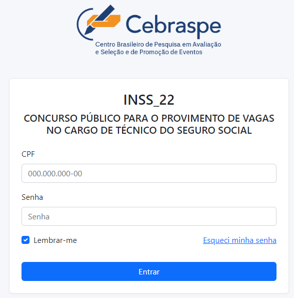 Concurso INSS: Cebraspe libera consulta individual da isenção