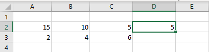 Figura 5 – Exemplo da função da categoria Pesquisa e Referência ÍNDICE (1ª. utilização) no Excel.