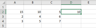 Figura 6 – Exemplo da função da categoria Pesquisa e Referência ÍNDICE (2ª. utilização) no Excel.