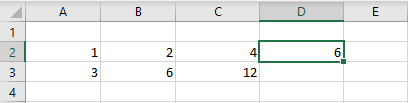 Figura 7 – Exemplo da função da categoria Pesquisa e Referência PROC (1ª. utilização) no Excel.