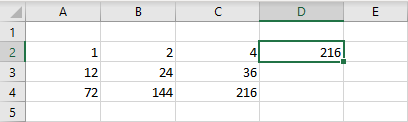 Figura 8 – Exemplo da função da categoria Pesquisa e Referência PROC (2ª. utilização) no Excel.