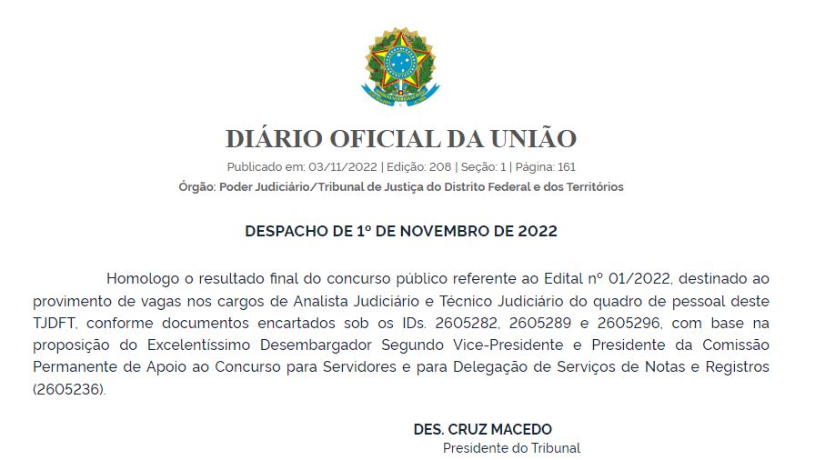 Citação — Tribunal de Justiça do Distrito Federal e dos Territórios