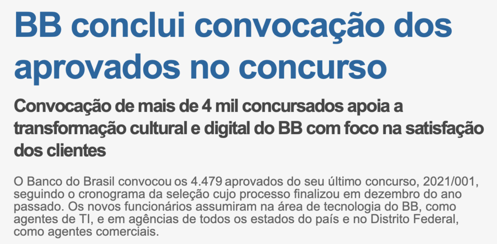 8 motivos para participar do concurso do Banco do Brasil