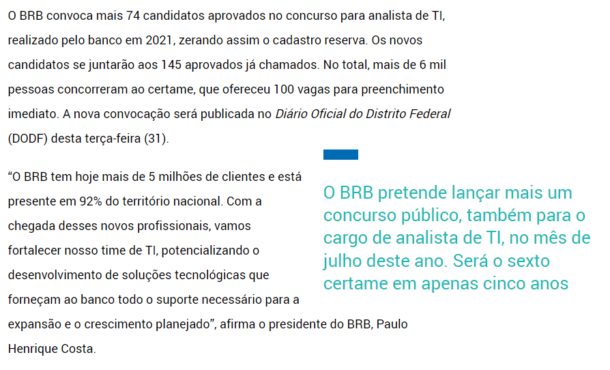 Concurso BRB: Aprovados São Convocados. Confira!