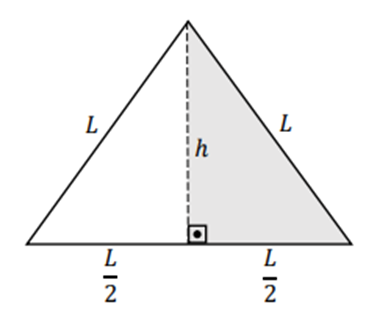área triângulo