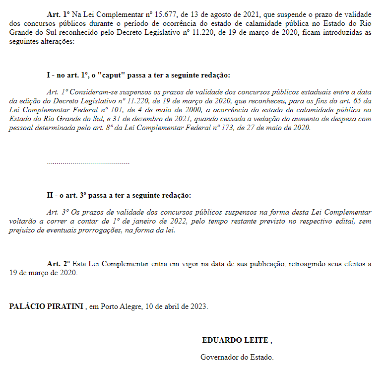 Concurso IGP RS PAPILOSCOPISTA, autorizado e comissão formada. CURSO  COMPLETO 