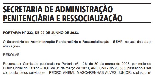 Concurso PP BA - SEAP - Atualidades!! 