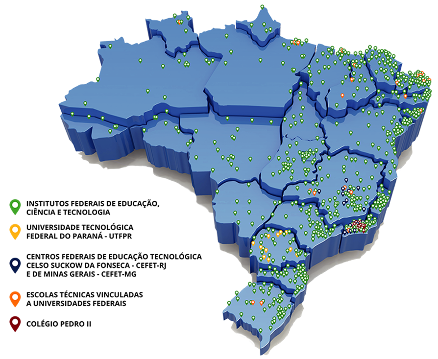 Figura 1 – Panorama das Instituições Federais para Atuação do TAE.