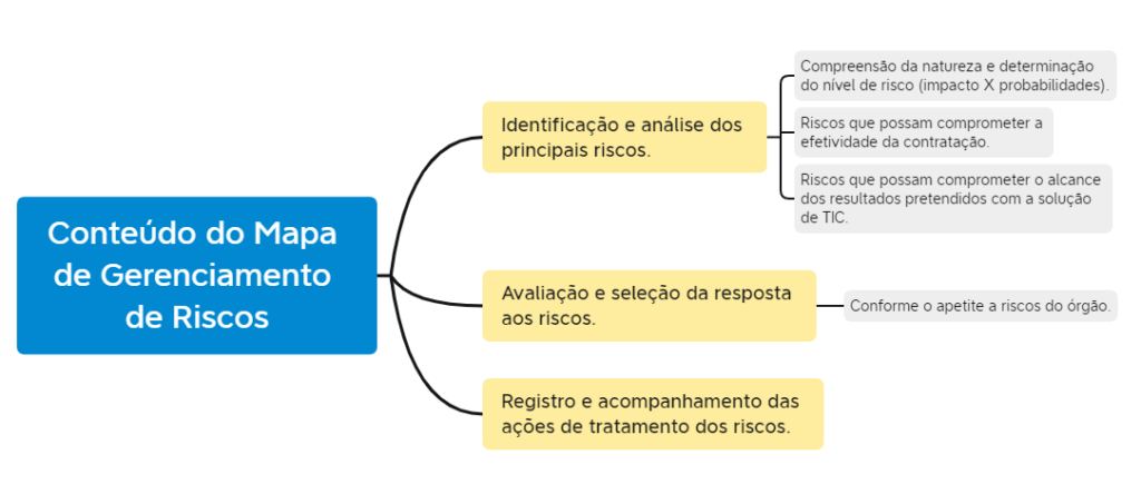 Figura 11 – Conteúdo do Mapa de Gerenciamento de Riscos.