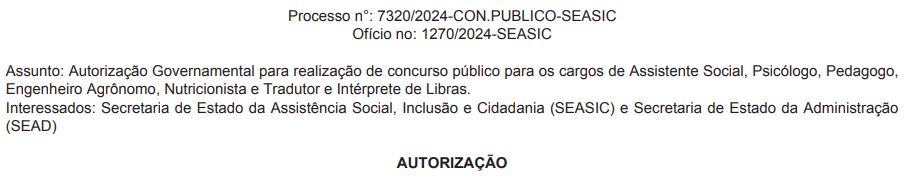 Comissão formada para novo edital da SEASIC SE