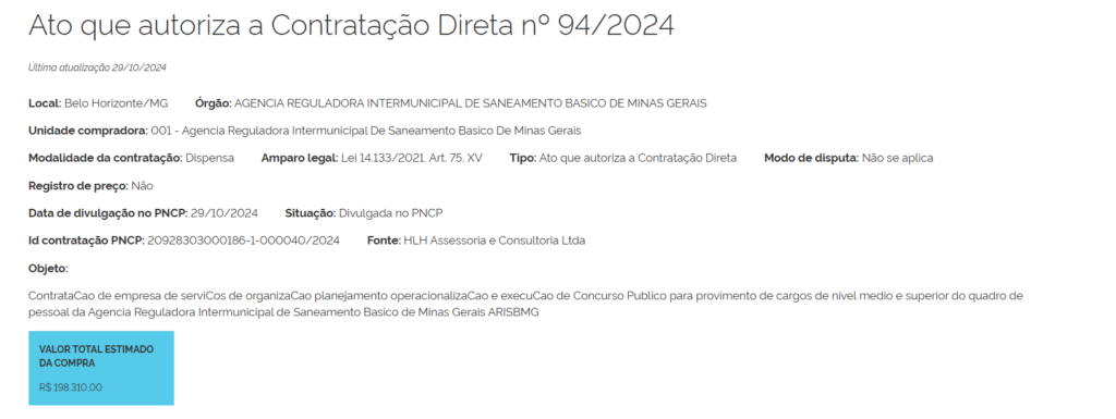 Fundep será banca do novo edital ARISB MG