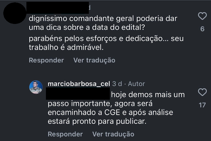 Edital do concurso PM TO é encaminhado à CGE para análise