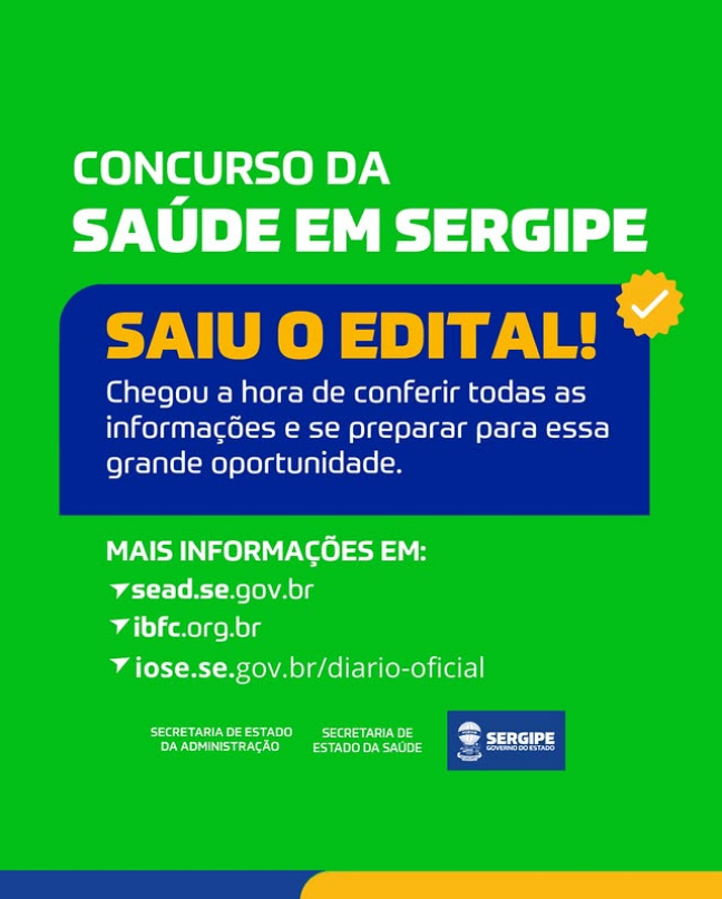 confira as etapas de provas do concurso SES SE