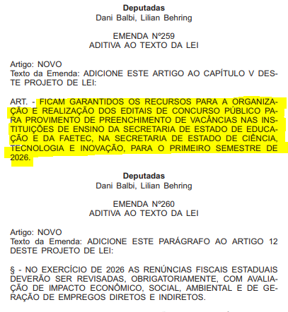 Projeto de Lei da LDO 2026 visa incluir recursos para educação