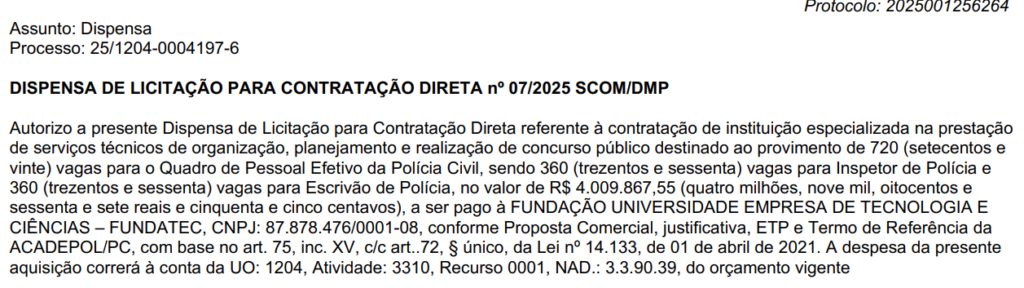 Concurso PC RS: FUNDATEC é a banca; edital em breve!