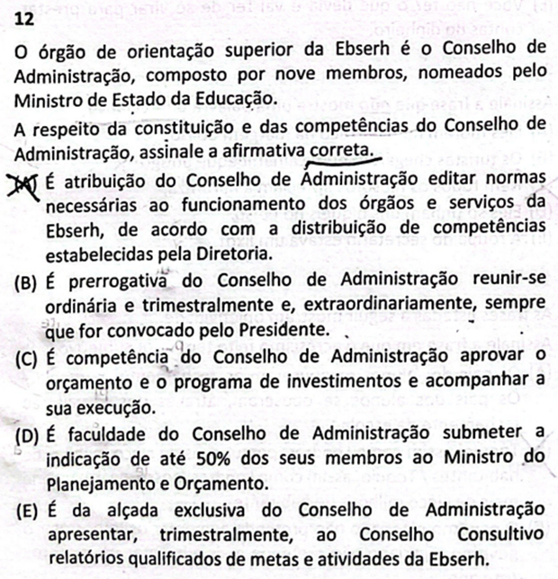 Recursos de Legislação da prova de Engenharia EBSERH