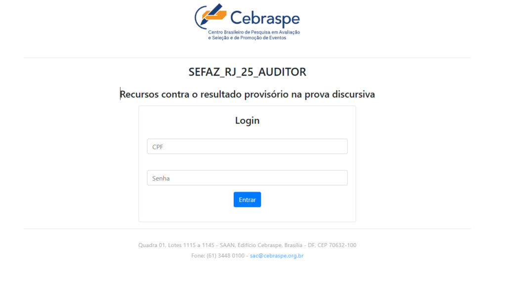 Concurso Sefaz RJ: prazos de recursos para Auditor até o dia 30 de junho!