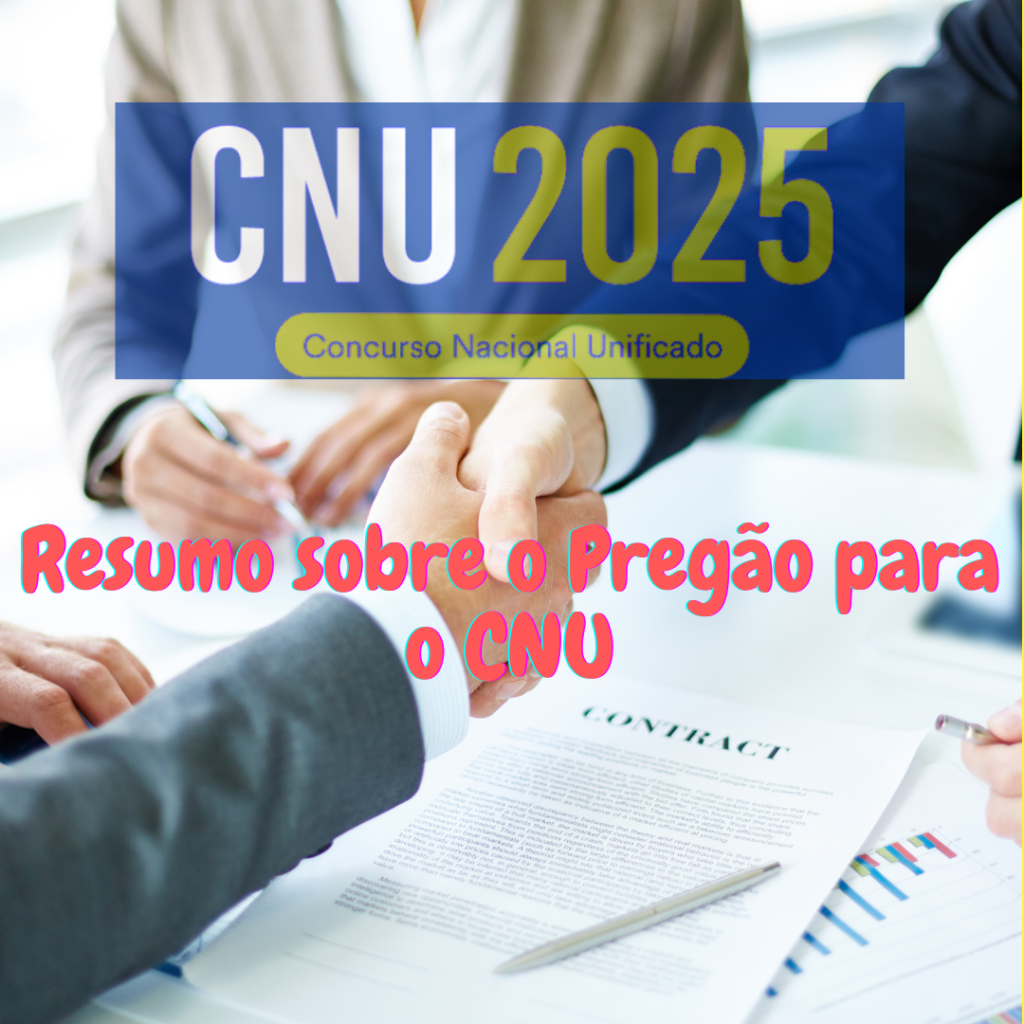 Resumo sobre o Pregão para o CNU