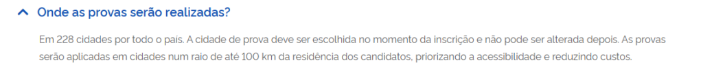CNU 2025: é possível alterar cidade de prova após inscrição?